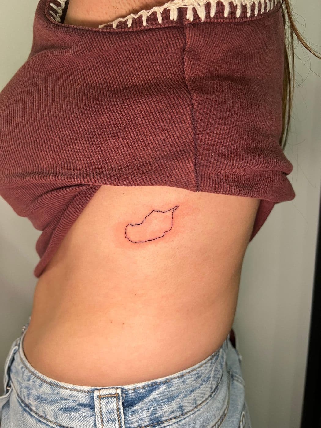 The outline of Madeira