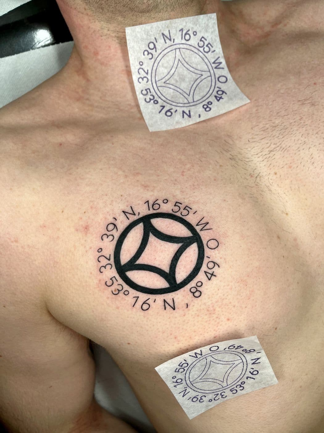 The coordinates of Funchal